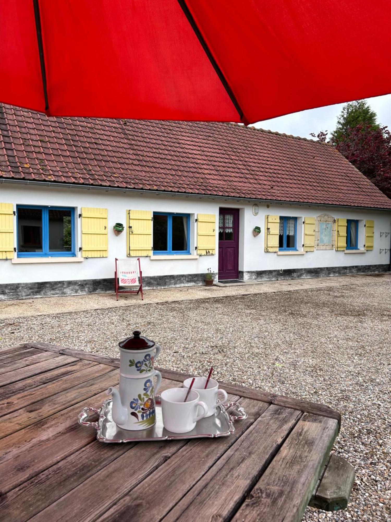 Favières La Fermette - Calme - Wifi - Plain Piedヴィラ エクステリア 写真