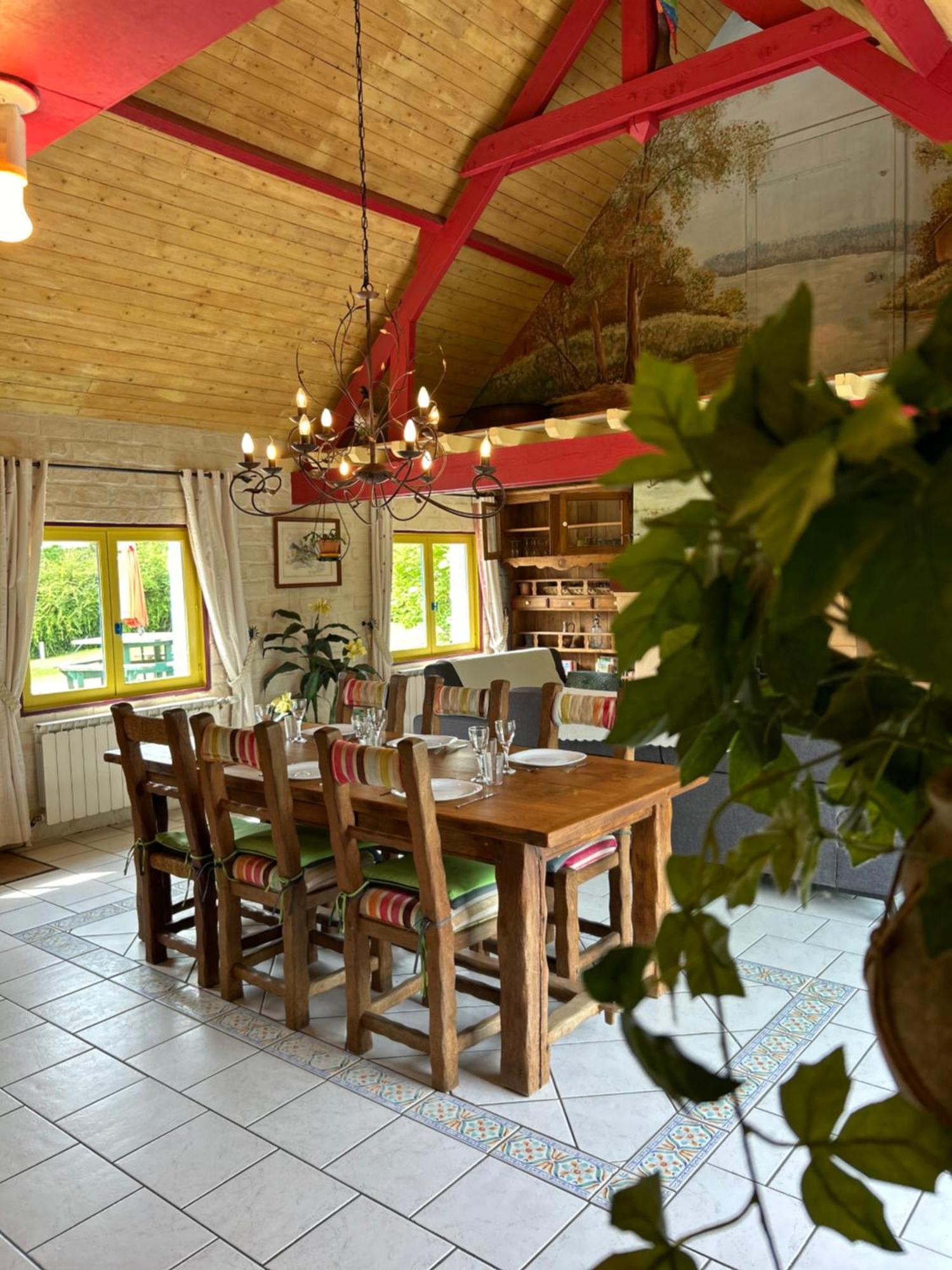 Favières La Fermette - Calme - Wifi - Plain Piedヴィラ エクステリア 写真